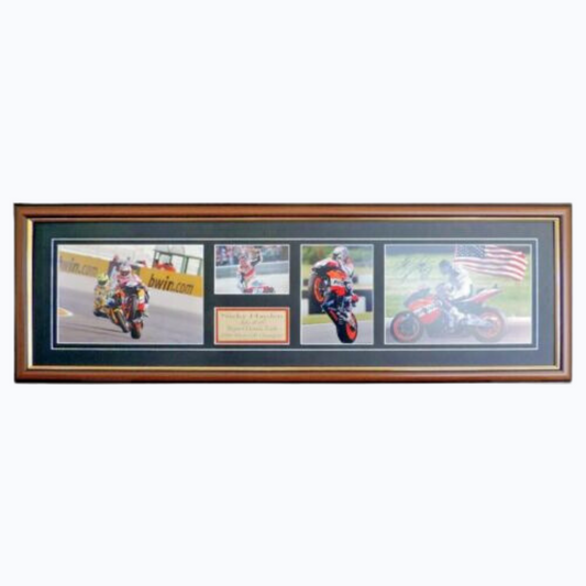 NICKY HAYDEN SIGNED 2006 MOTO GP WORLD CHAMPION Memorabilia Framed