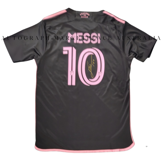 Lionel Messi Signed Inter Miami Pro Style Soccer Jersey with COA