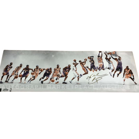 Large Kobe Bryant LA Lakers NBA basketball canvas print.