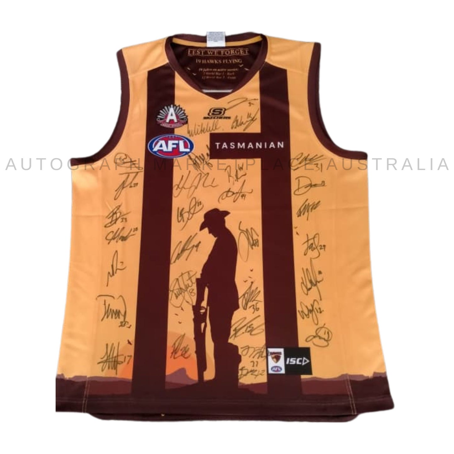 Hawthorn Signed Jersey 2023 ANZAC