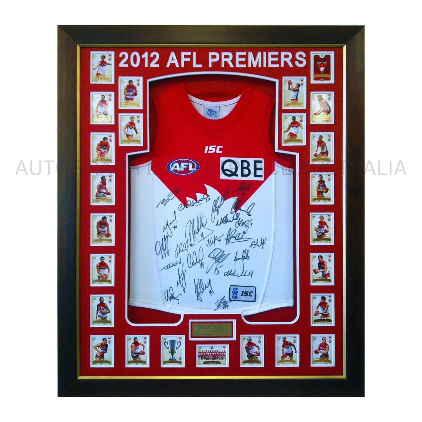 2012 AFL Signed Jersey, Front Side View