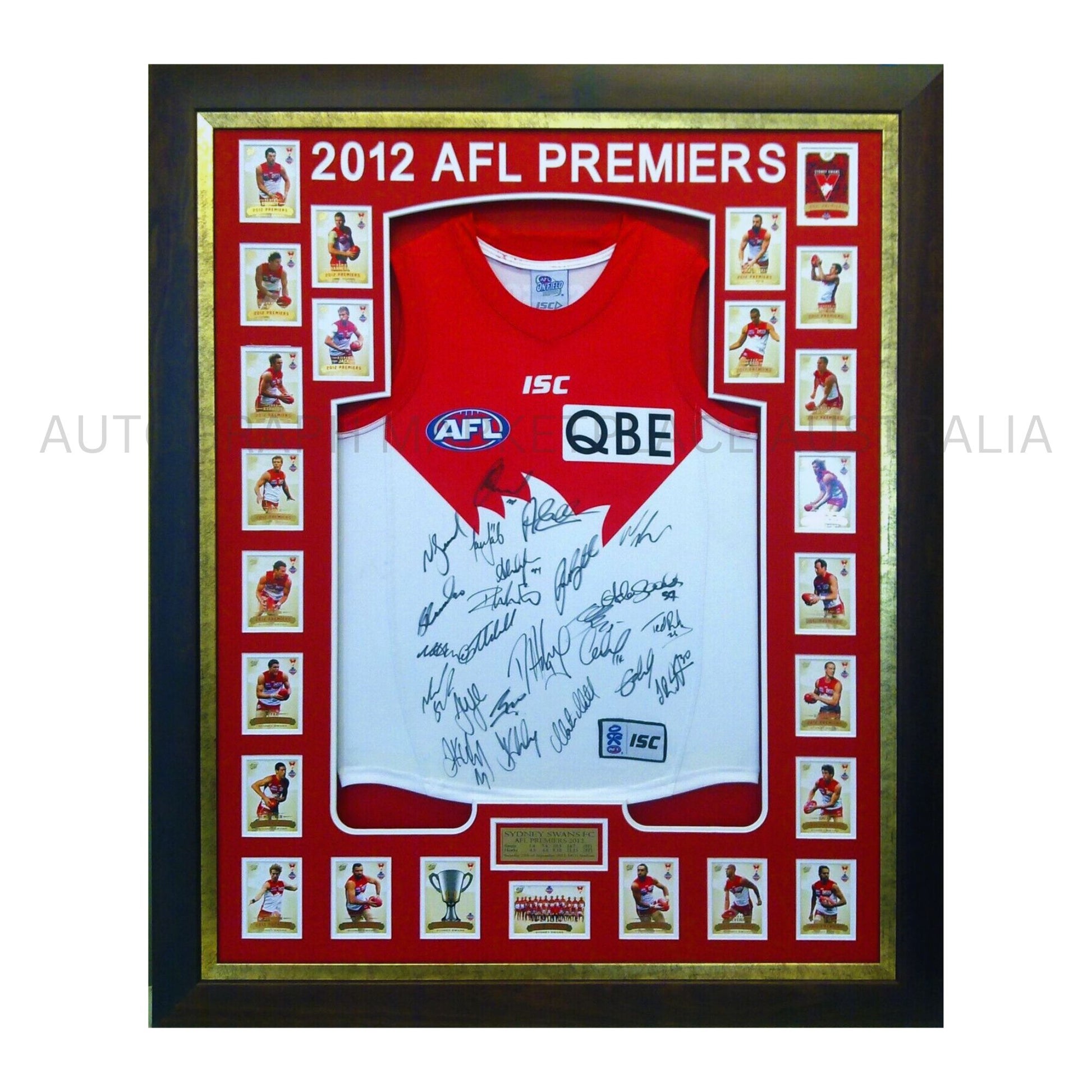 2012 AFL Signed Jersey, Front Side View