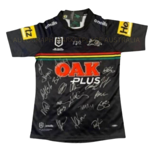 Exclusive Penrith Panthers 2021 NRL Jersey with Authentic Autographs for Sale