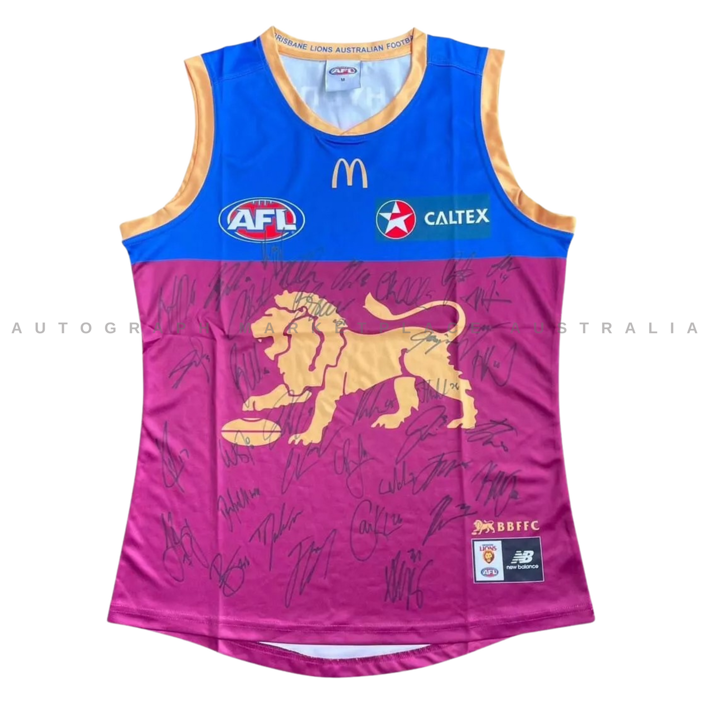 2024 Brisbane Lions Signed AFL Jumper | Authentic Collectible