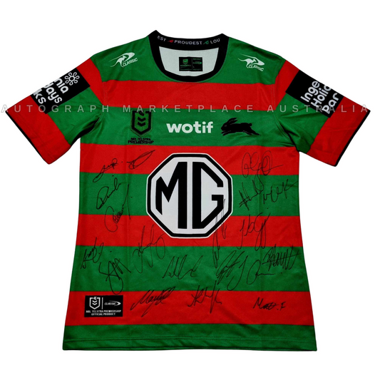 2024 SOUTH SYDNEY RABBITOHS SIGNED HOME NRL JERSEY