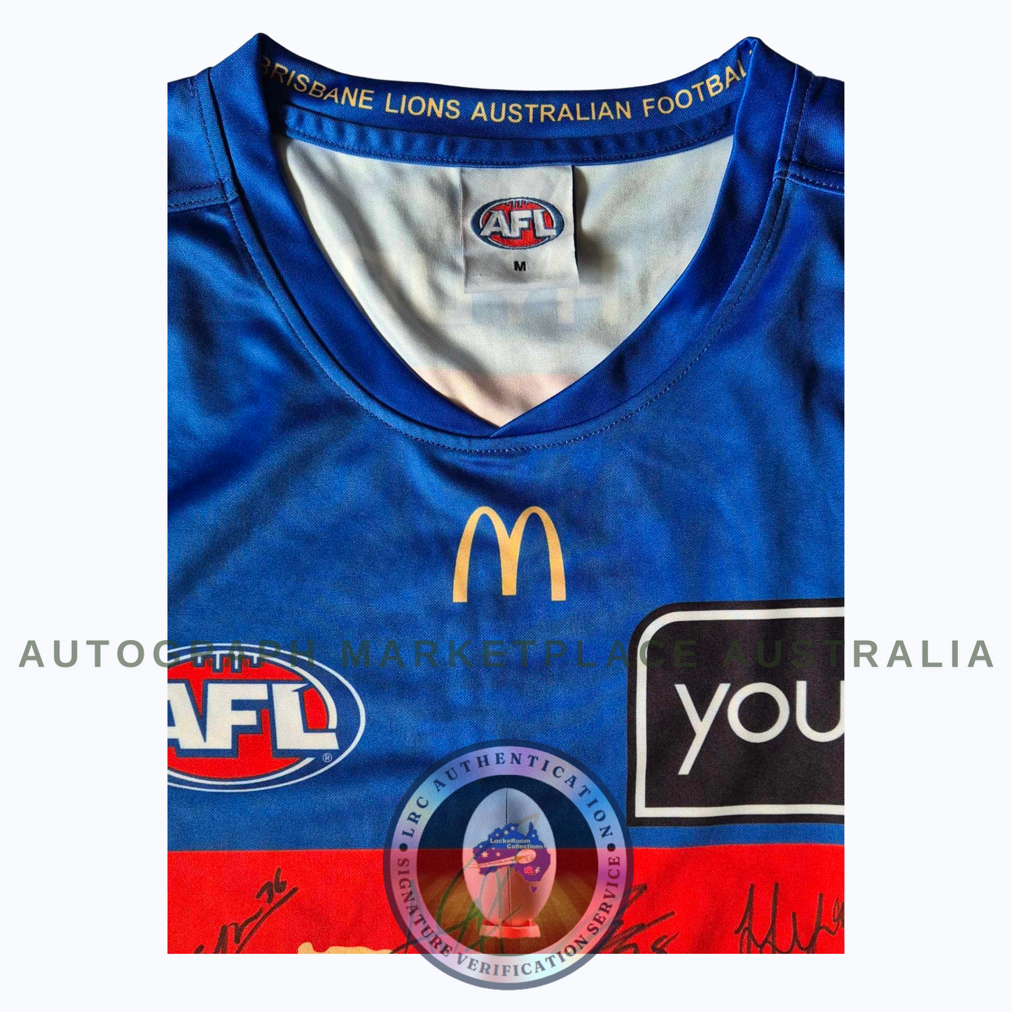 2024 Brisbane Lions Team-Signed Premiership Home Guernsey | Authentic AFL Collectible