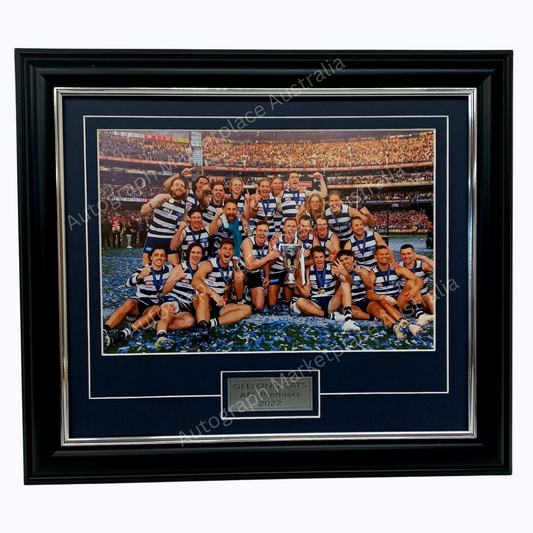 Framed 2022 GEELONG CATS AFL Premiers