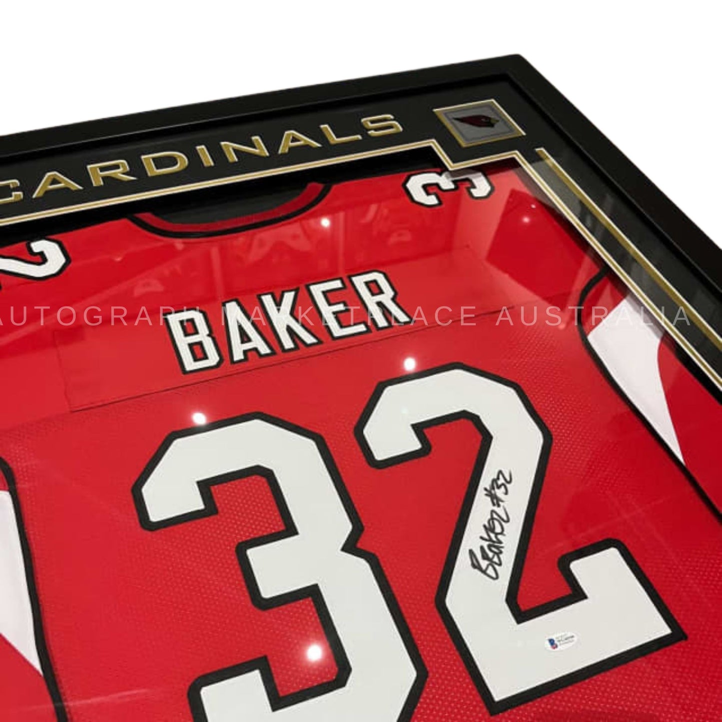Framed Budda Baker signed Arizona Cardinals NFL jersey