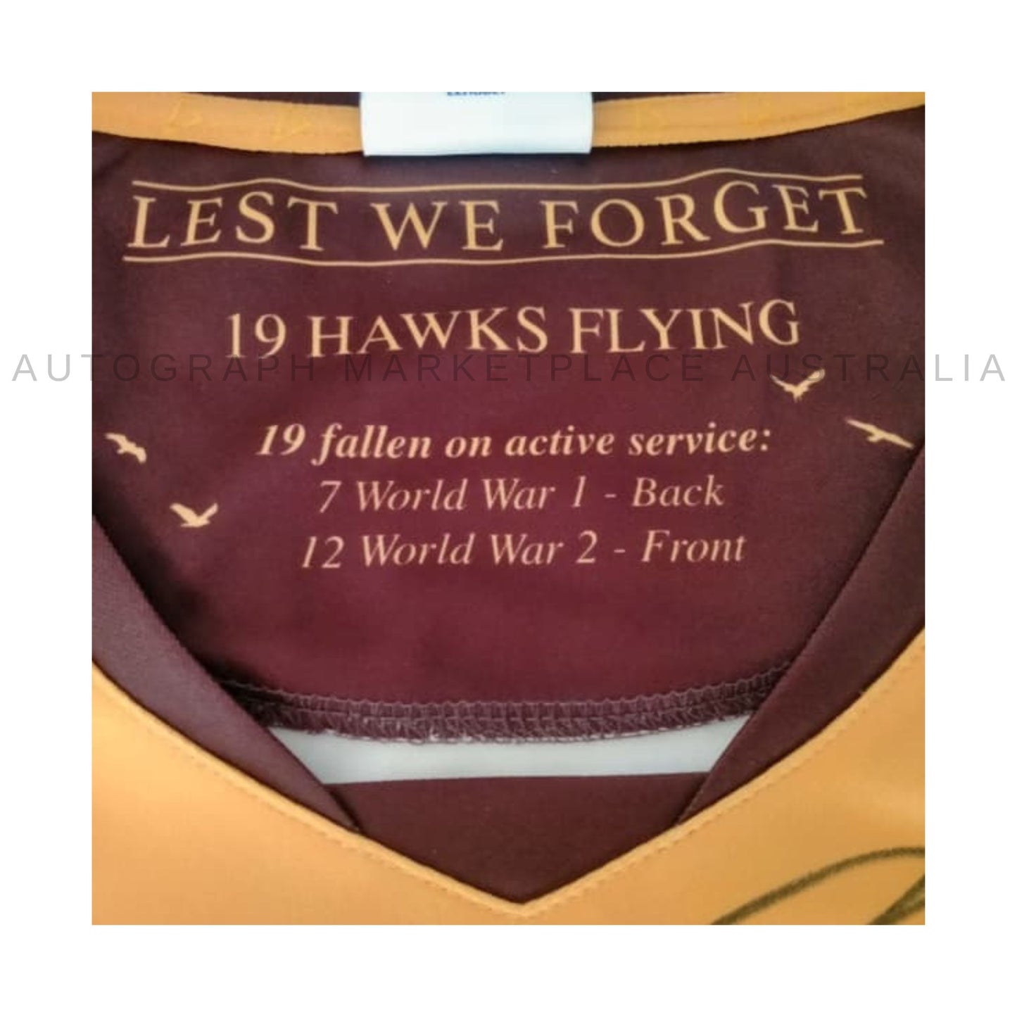 Hawthorn Signed Jersey 2023 ANZAC