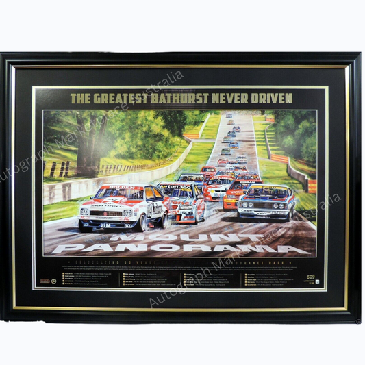 Exclusive Framed Memorabilia: Bathurst - The Unraced V8 Supercars