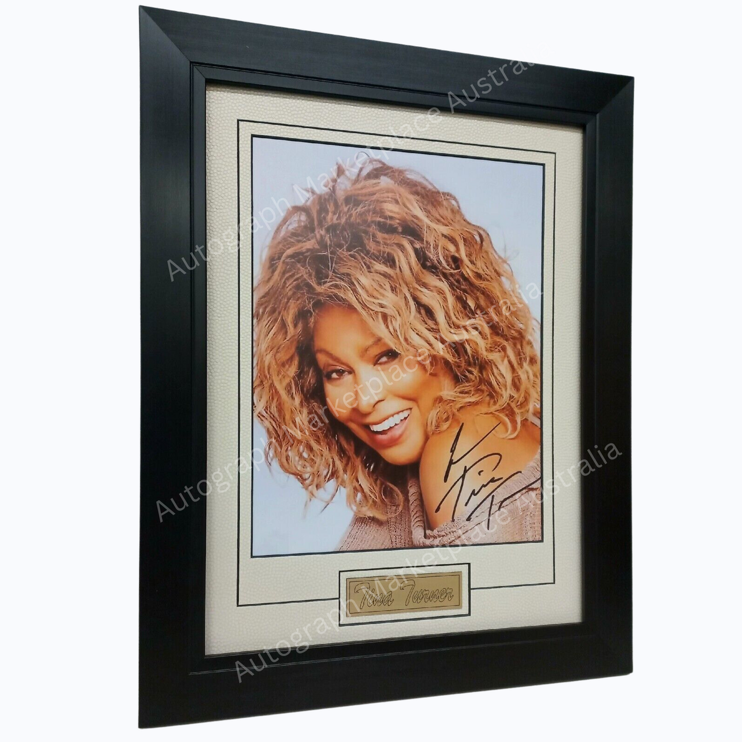 Tina Turner Signed Photo Framed Music Memorabilia