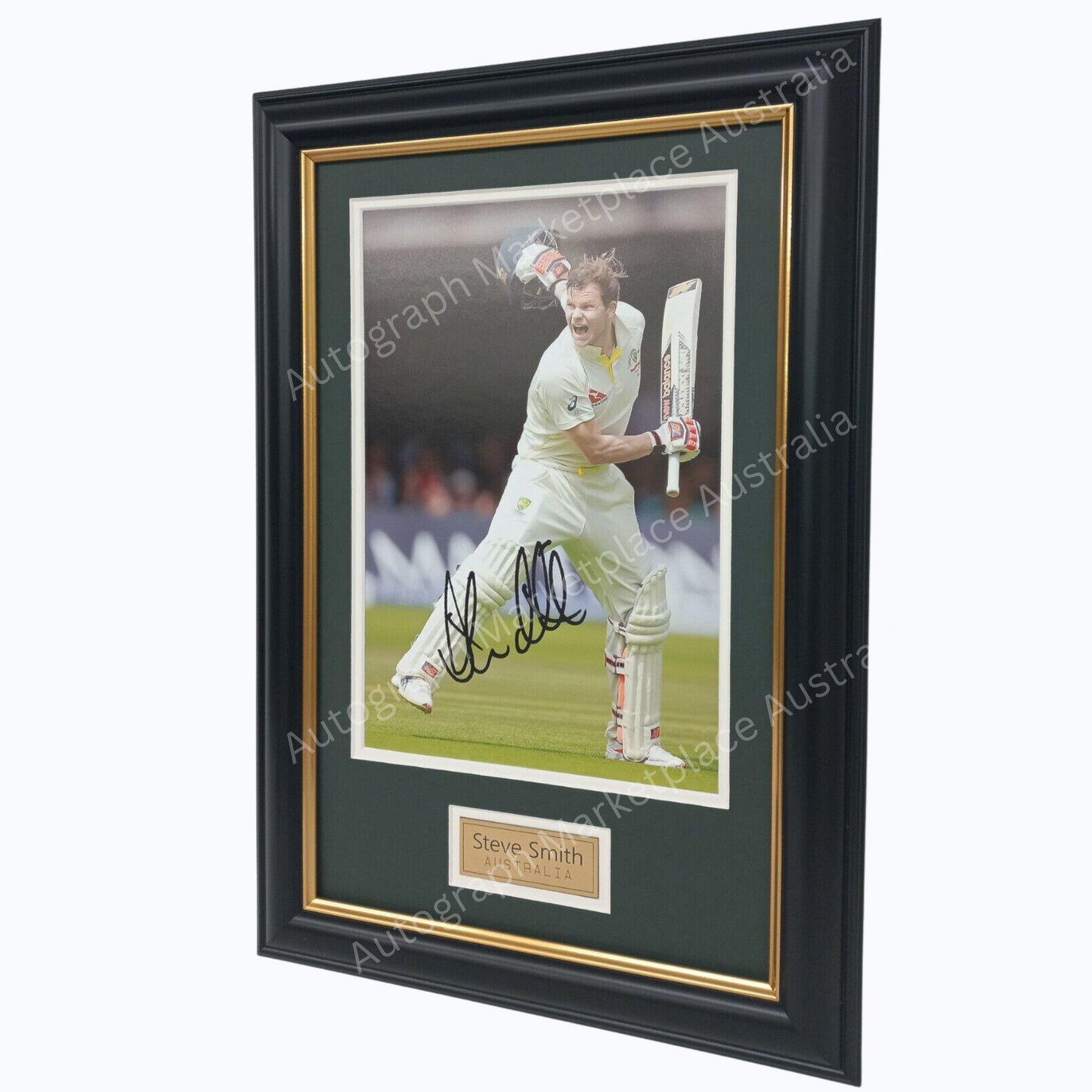 Steve Smith Signed Framed Cricket Australia Memorabilia
