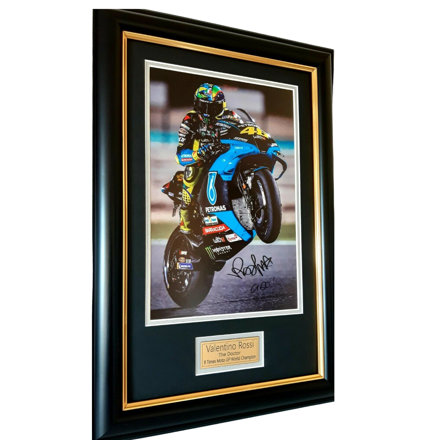 Valentino Rossi The Doctor #46 2021 Moto GP Signed Memorabilia