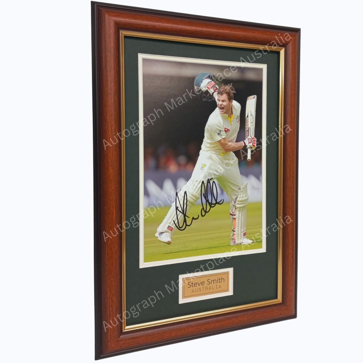 Steve Smith Signed Framed Cricket Australia Memorabilia