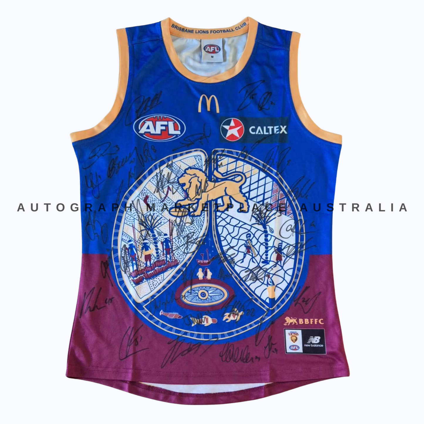 Brisbane Lions Signed Indigenous 2024 AFL Jumper – Limited Edition Collectible