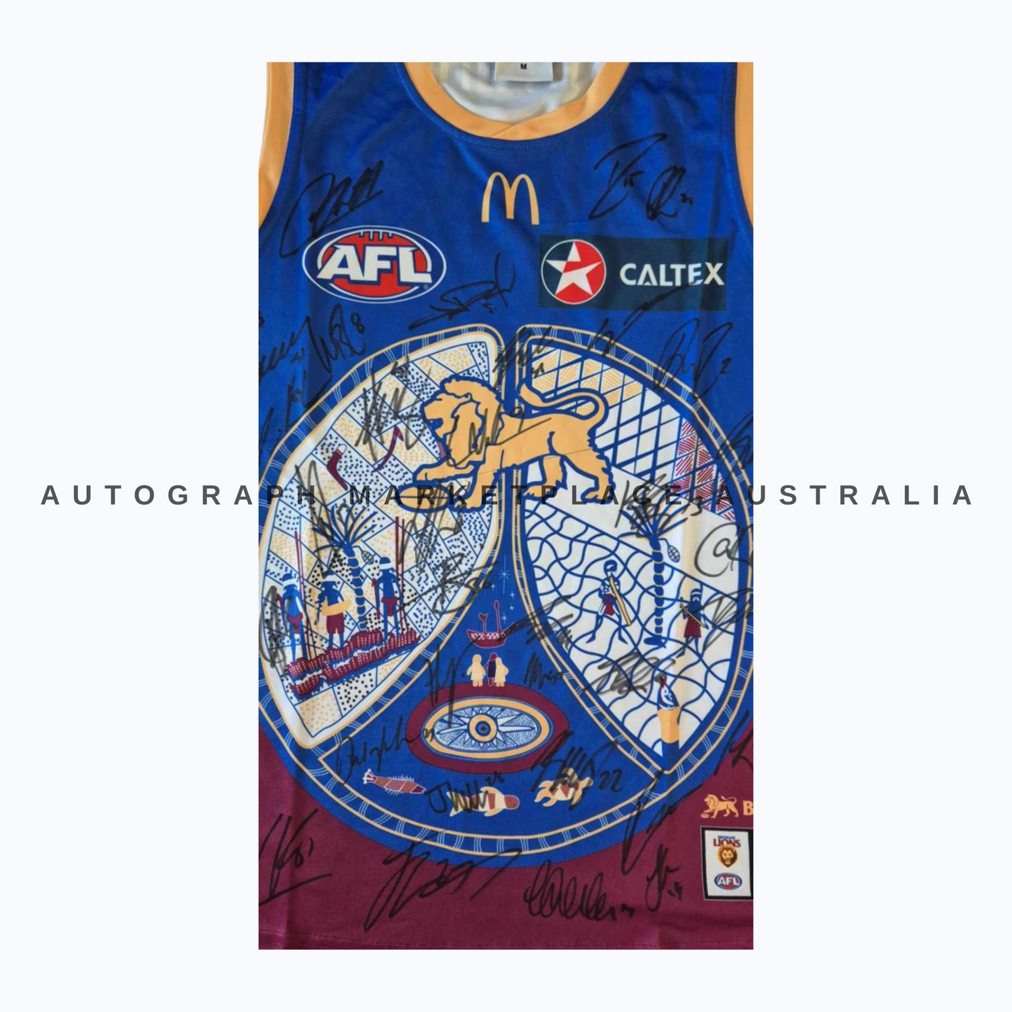 Brisbane Lions Signed Indigenous 2024 AFL Jumper – Limited Edition Collectible