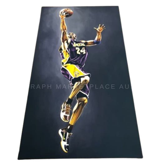 Brand New Kobe Bryant LA Lakers NBA Basketball Framed Canvas