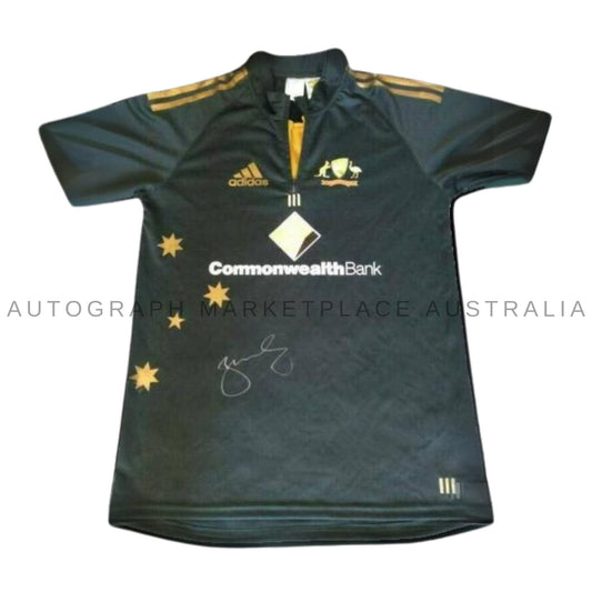 Authentic Brad Hodge Autographed Australian Cricket Jersey/Shirt