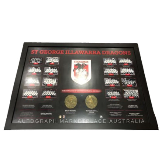 St George Dragons NRL Rugby League framed print