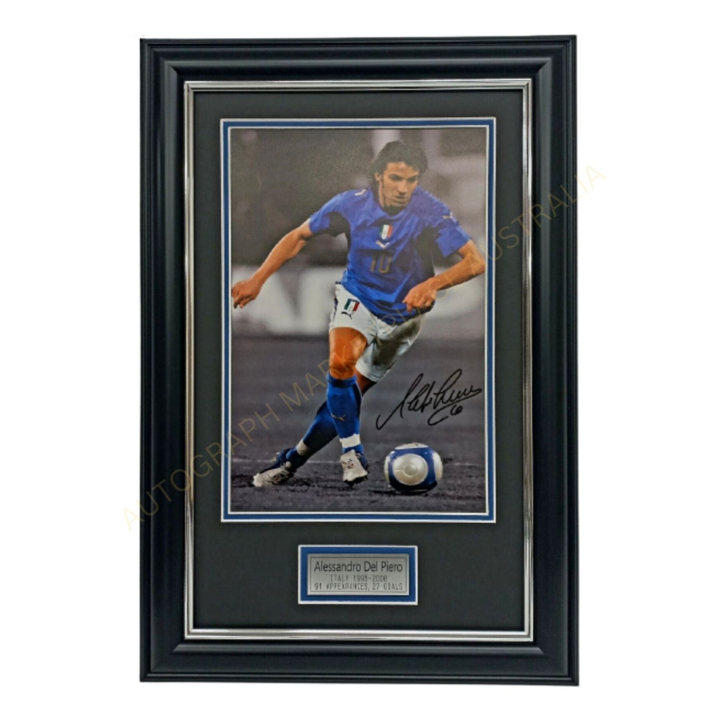 Alessandro Del Piero Signed Italy Soccer Memorabilia