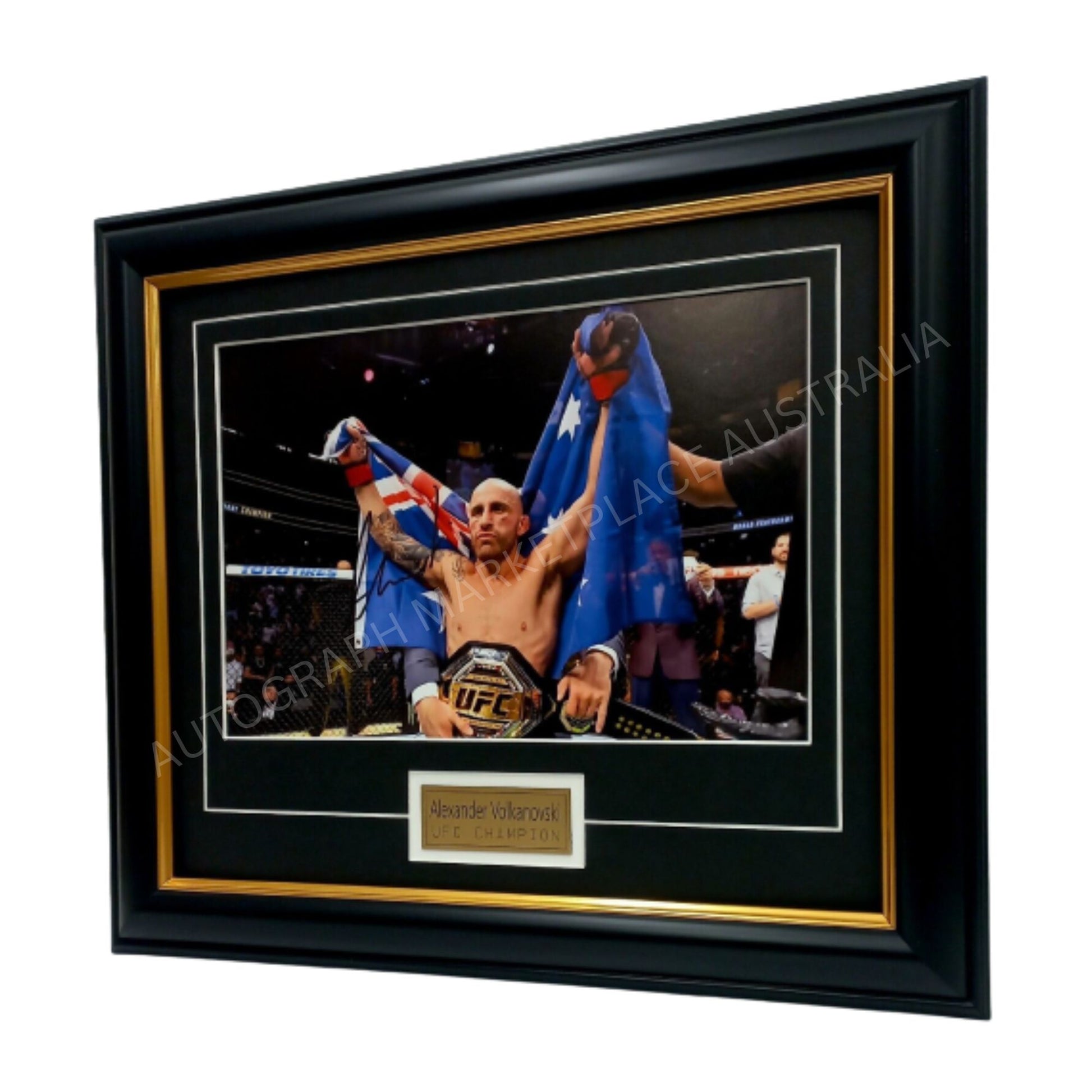 Framed Photo Memorabilia - UFC Featherweight Champion Alexander Volkanovski