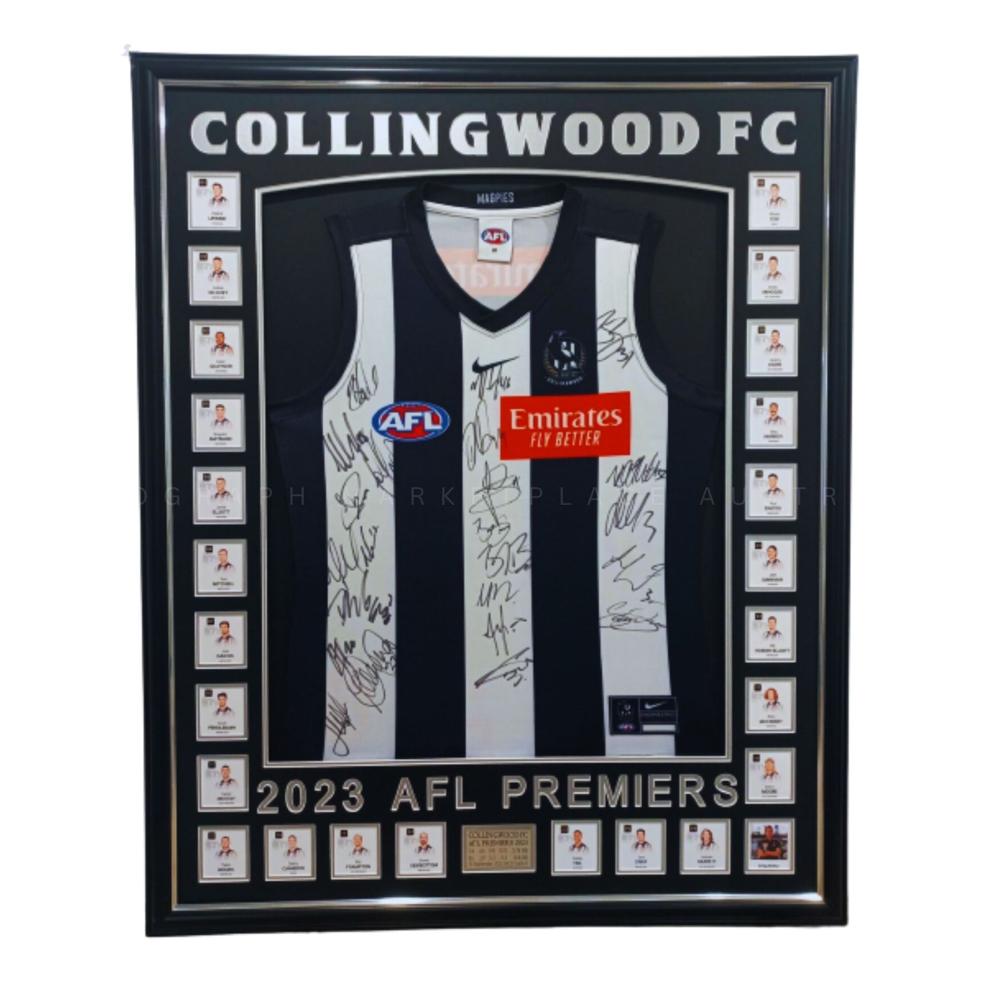 Collingwood Magpies AFL Premiers Framed Memorabilia 