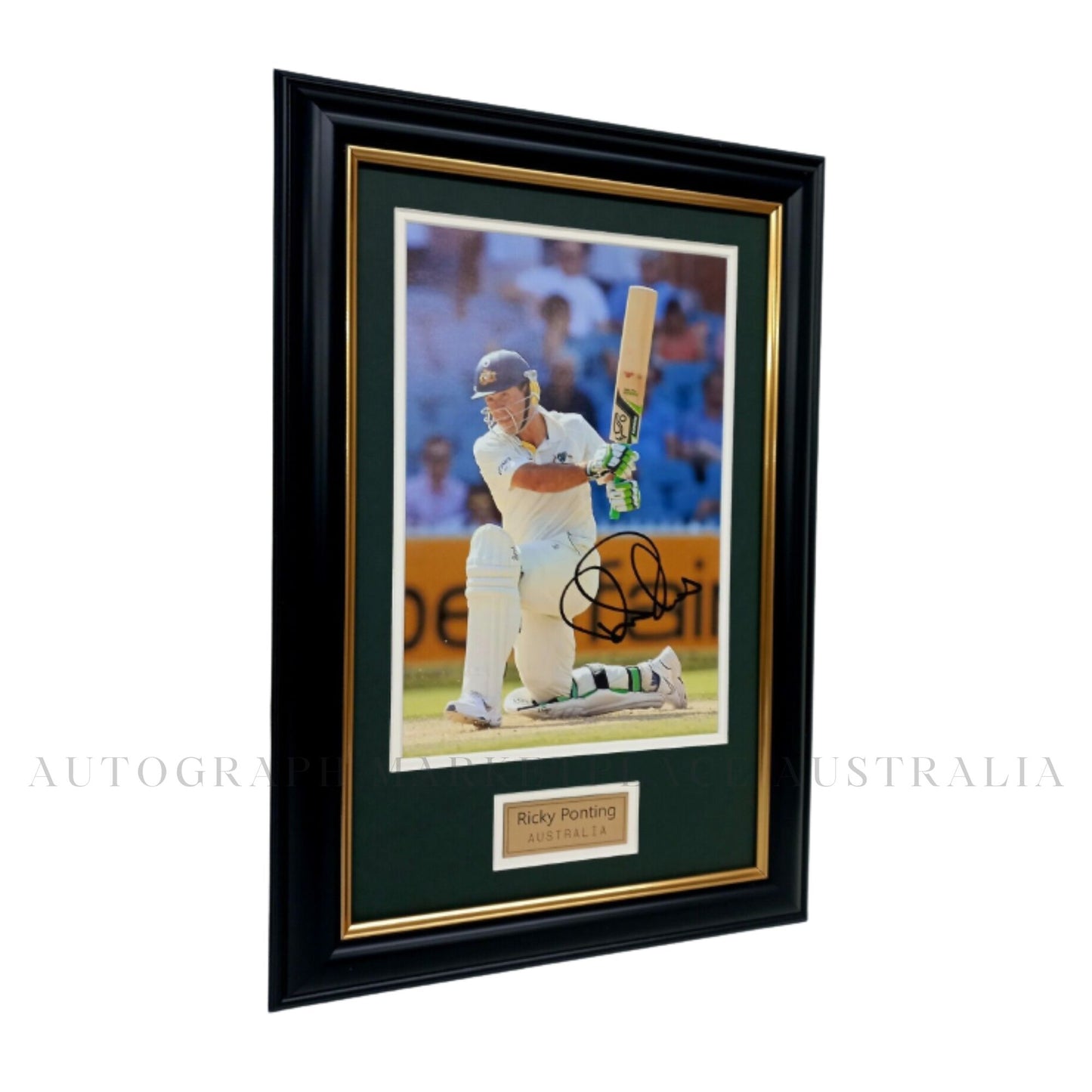 Ricky Ponting Signed Framed Cricket Australia Memorabilia