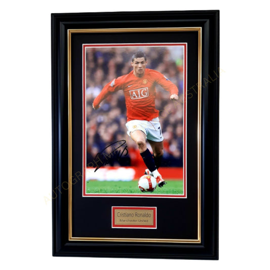 Cristiano Ronaldo Signed Manchester United Memorabilia