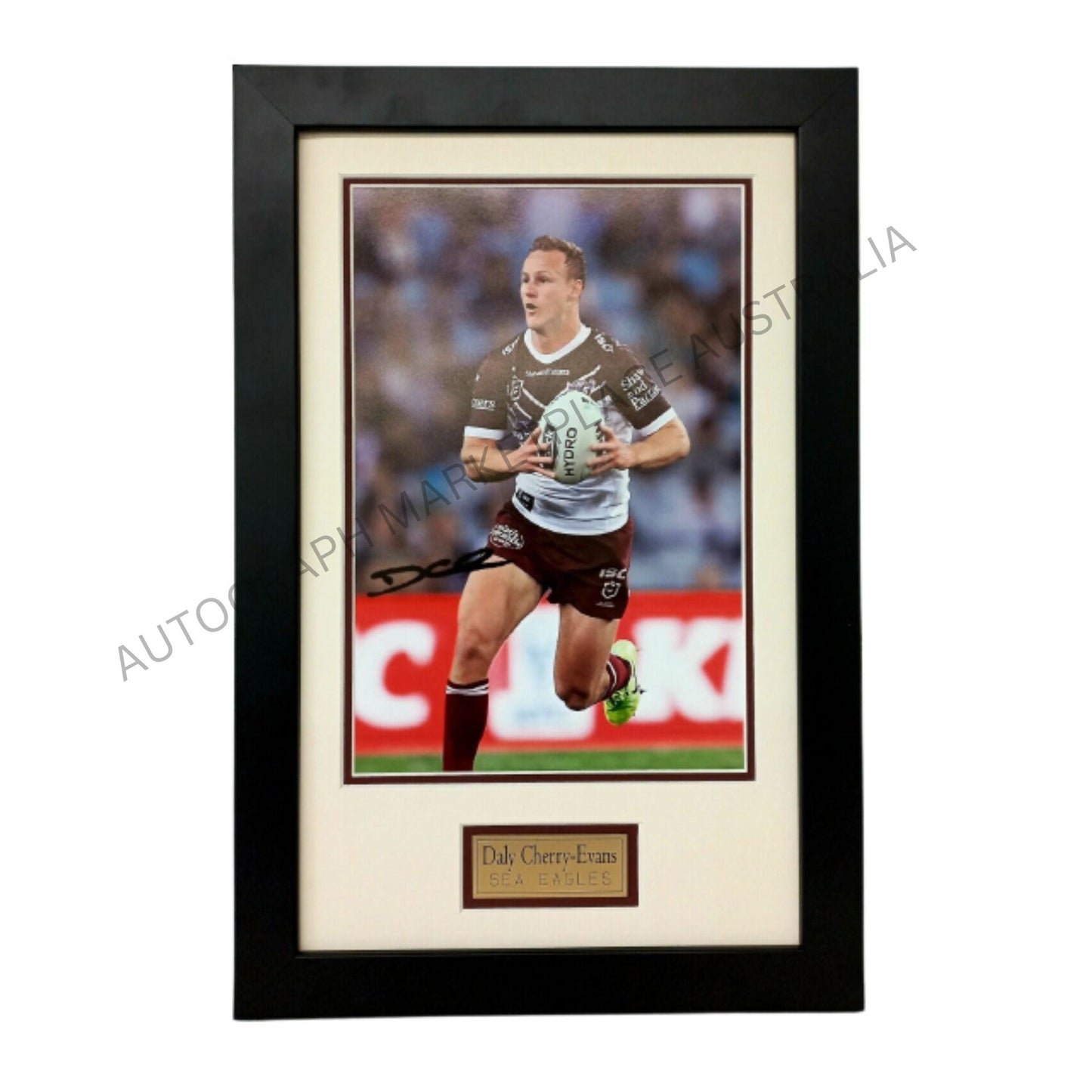 Daly Cherry-Evans DCE Manly Sea Eagles Photo Signed Framed Memorabilia