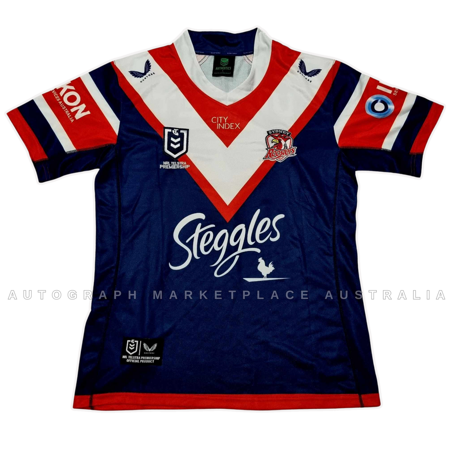 2024 Joseph Manu Signed Sydney Roosters Home Jersey | Authentic NRL Memorabilia