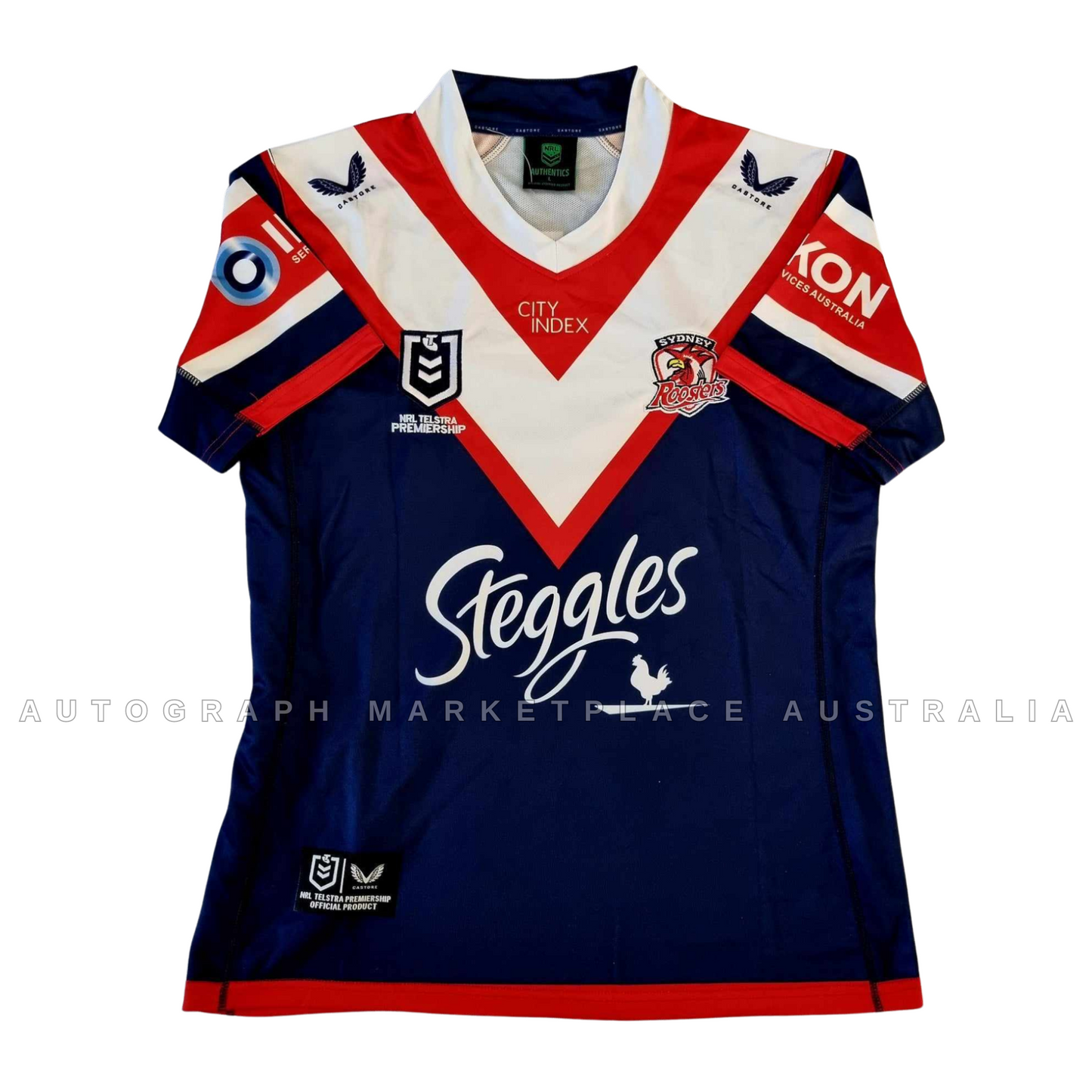 2024 Joseph Manu Signed Sydney Roosters Home Jersey | Authentic NRL Memorabilia