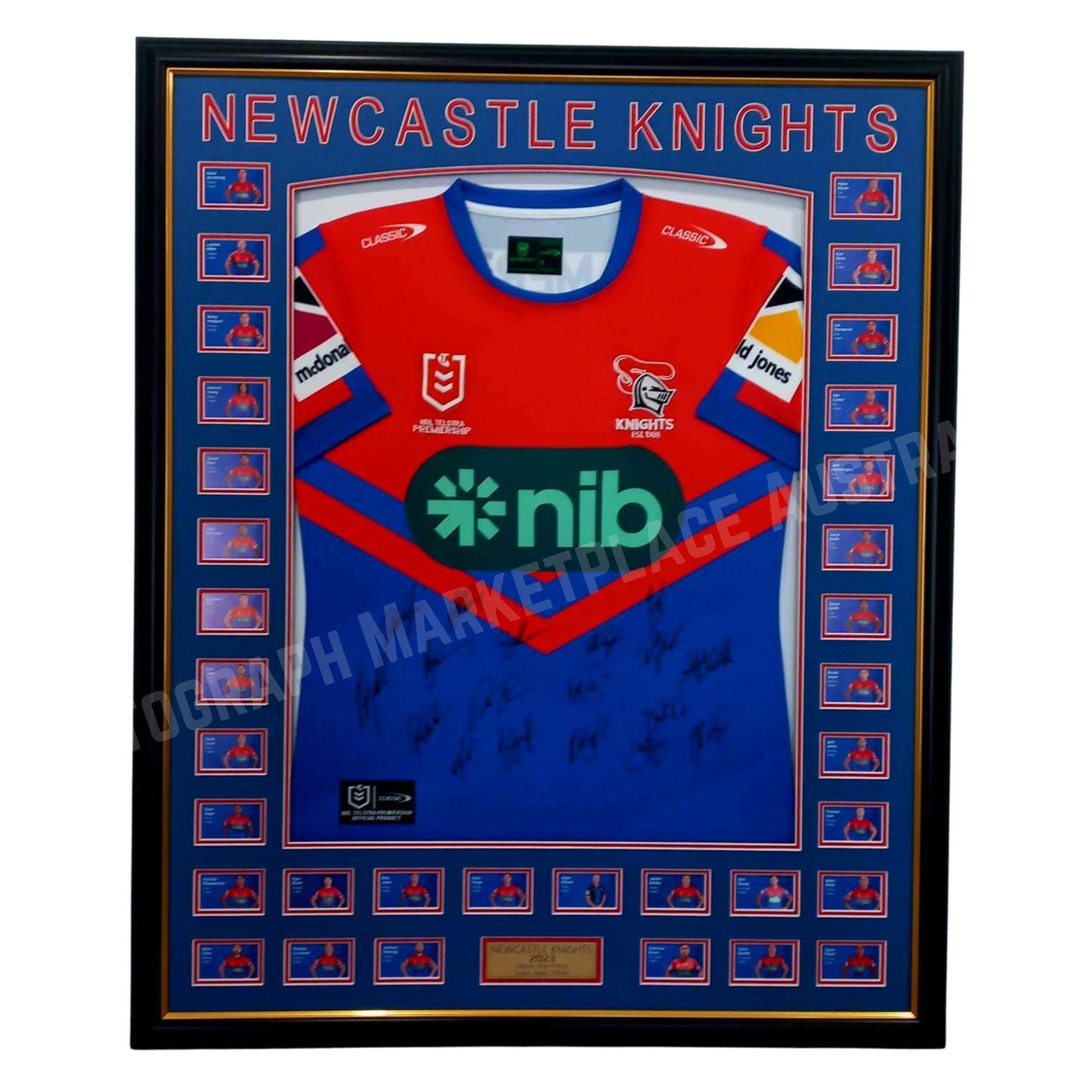 2023 Knights Framed jersey, front view