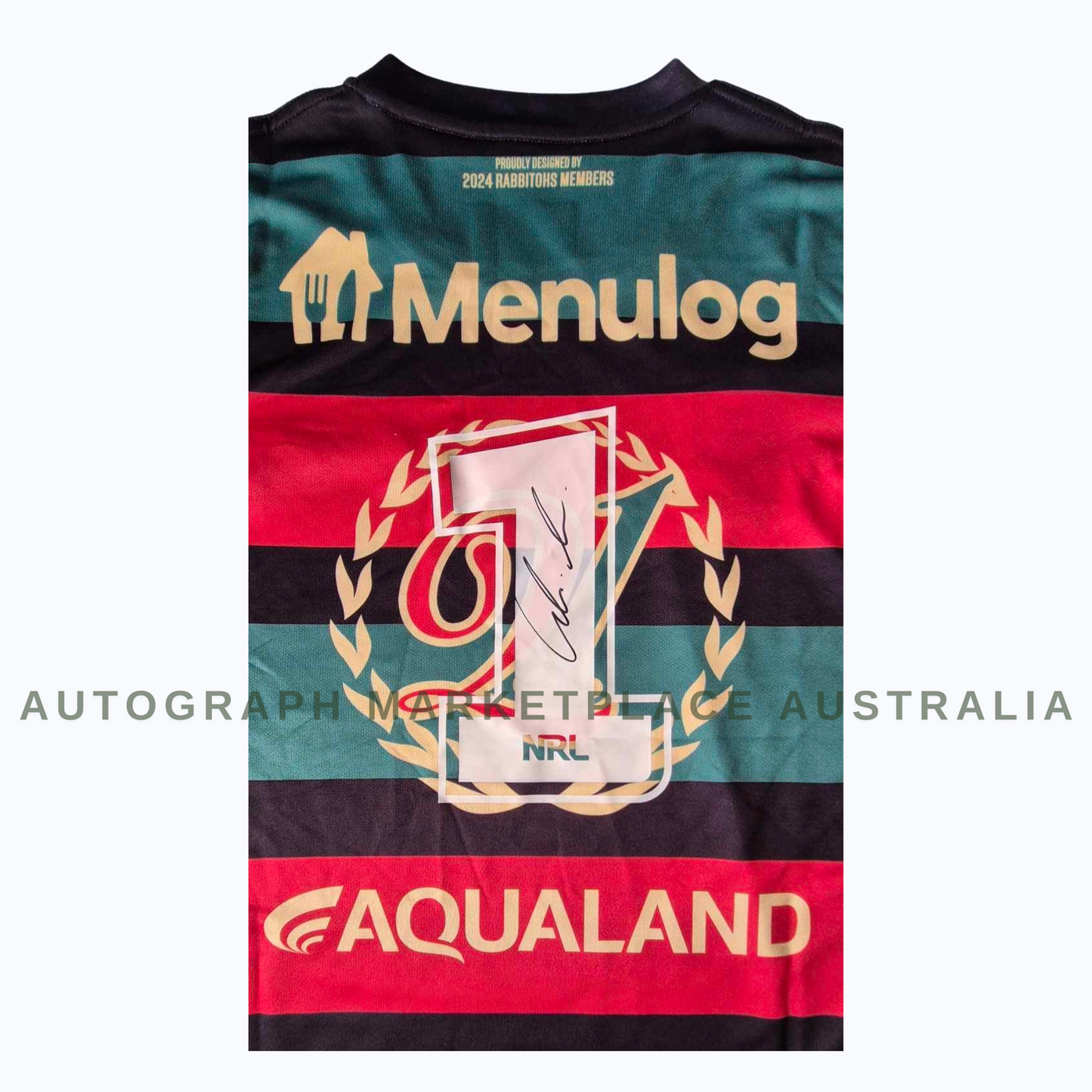 Latrell Mitchell Signed South Sydney Rabbitohs NRL Jersey