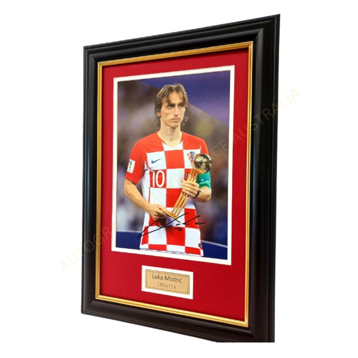 Luca Modric Croatia Signed Framed Photo Print Soccer Memorabilia