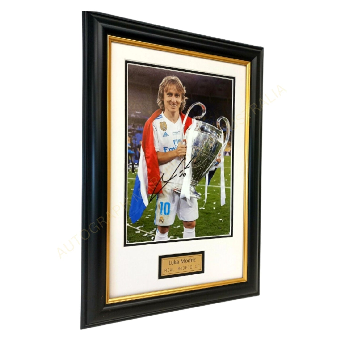 Luca Modric Real Madrid CF Signed Framed Photo Print Soccer Memorabilia