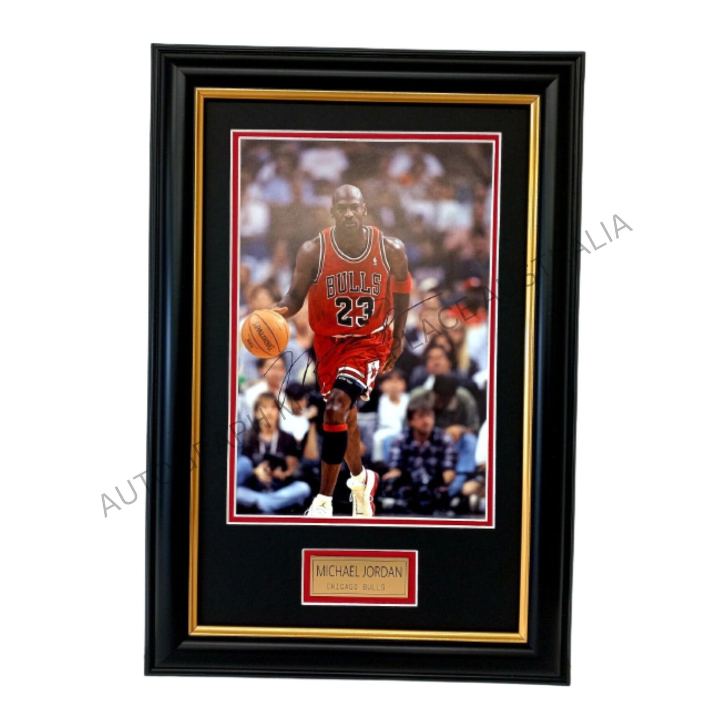 MICHAEL JORDAN "The greatest of all time" Chicago Bulls Signed Framed Photo