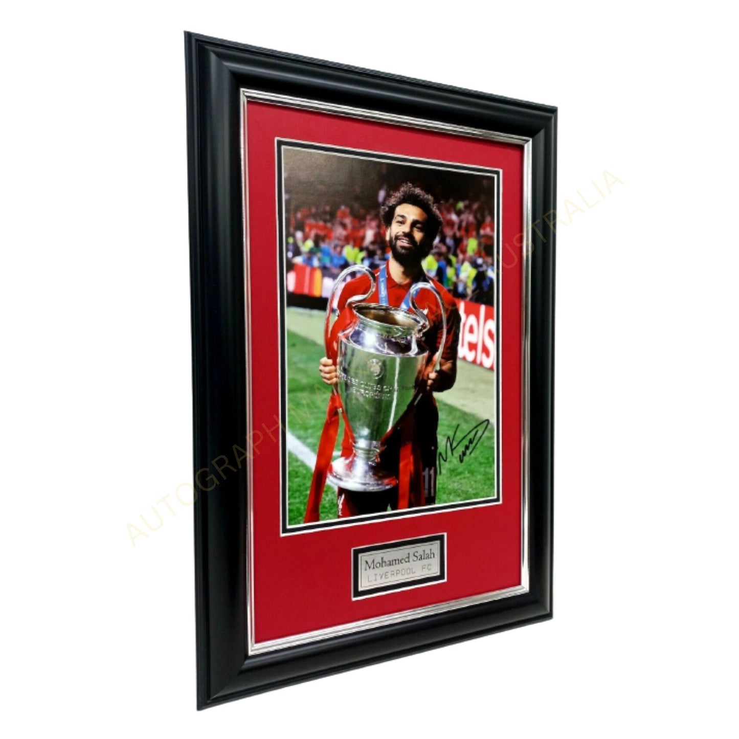 Mohamed Salah Signed Framed Liverpool FC UEFA CHAMPIONS LEAGUE 2019
