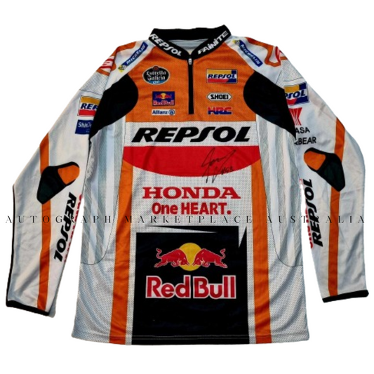 Marc Marquez Signed MotoGP Shirt Autographed Honda Memorabilia