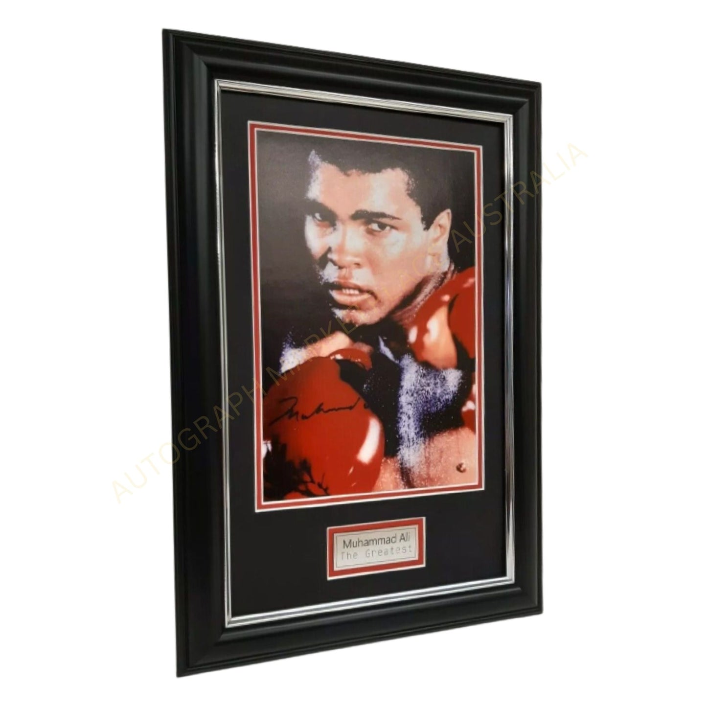 Muhammad Ali The Greatest of All Time Signed Framed Photo Boxing Memorabilia