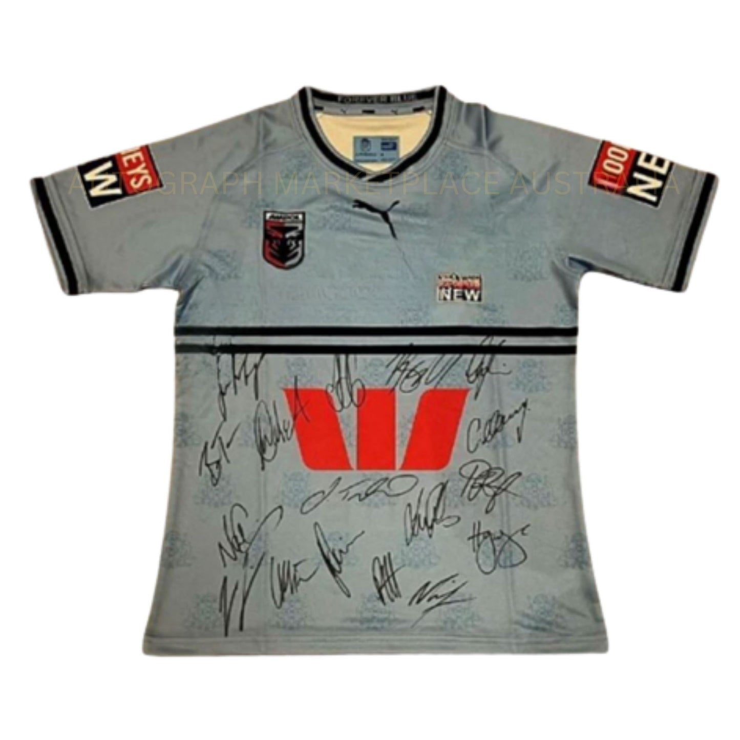 New South Wales Autographed/Signed NRL Jersey