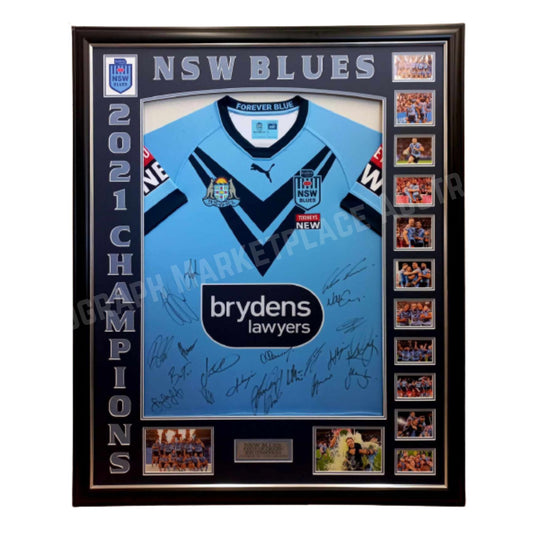 2021 NSW Blues Rugby League - NRL Memorabilia