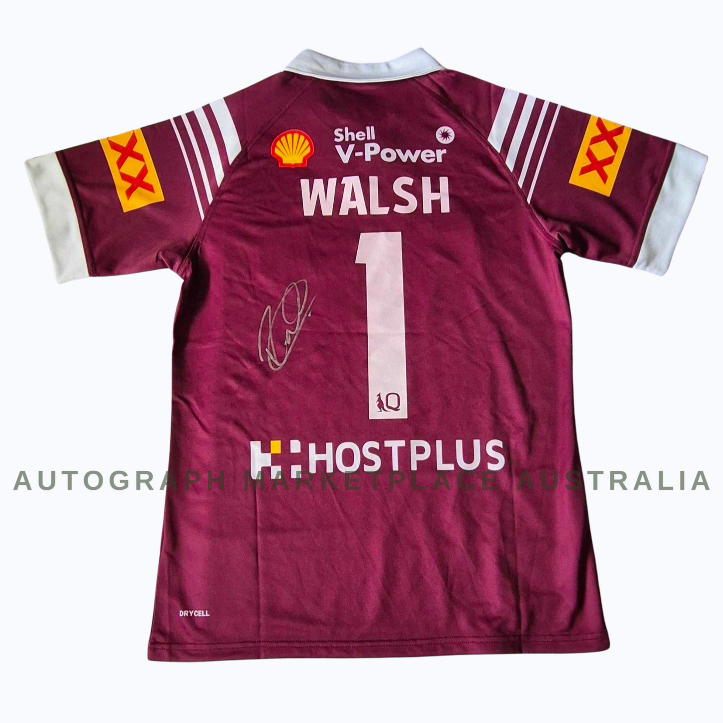 Reece Walsh Personally Signed Queensland State of Origin NRL Jersey Memorabilia