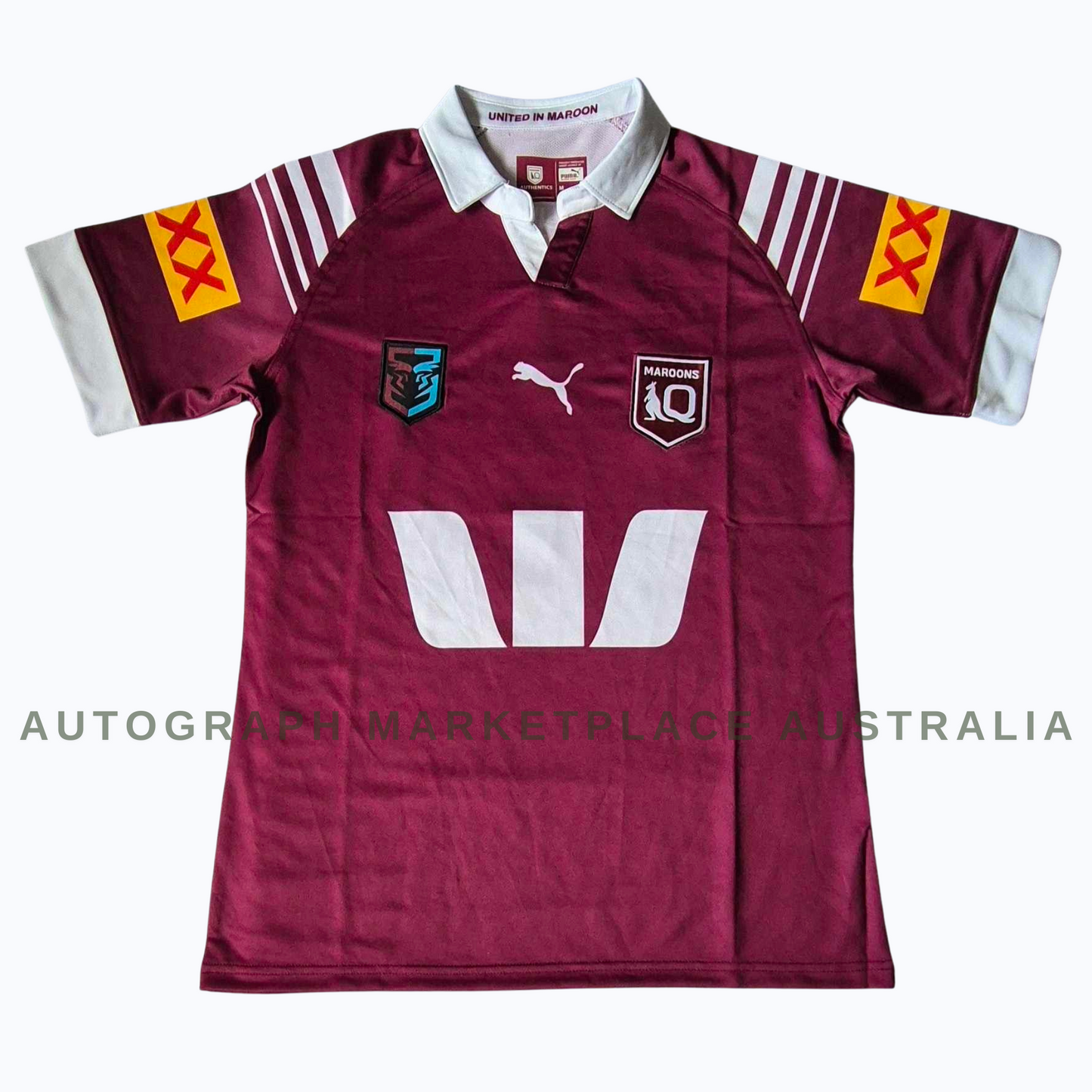 Reece Walsh Personally Signed Queensland State of Origin NRL Jersey Memorabilia