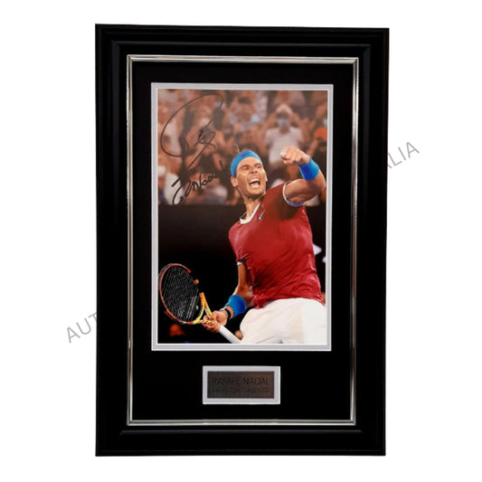 Rafael Nadal Australian Tennis Open 2022 Champion Signed Framed Memorabilia