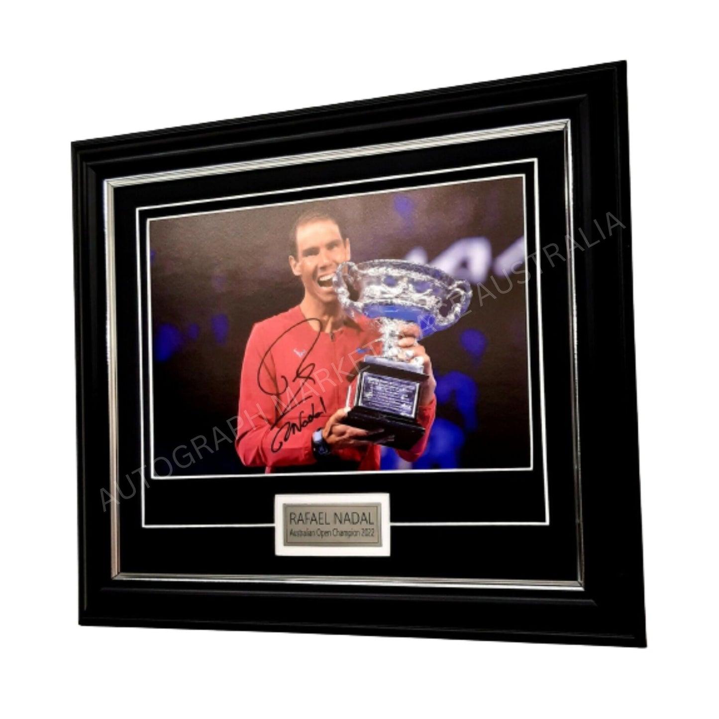 Rafael Nadal Australian Open 2022 Champion Photo Signed Framed Memorabilia