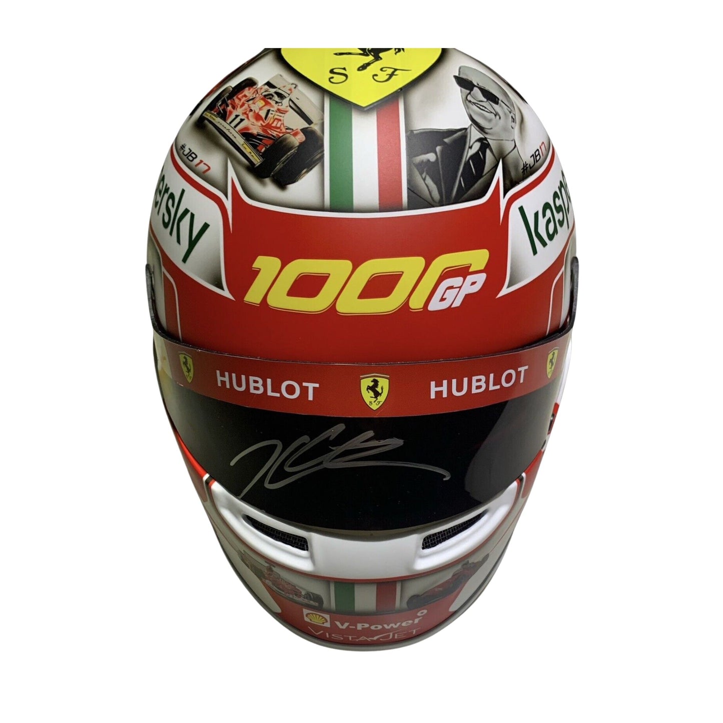 Charles Leclerc Signed Helmet - F1 Memorabilia - Front side view