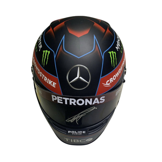 GEORGE RUSSELL SIGNED MERCEDES HELMET FULL SIZE 1:1 F1