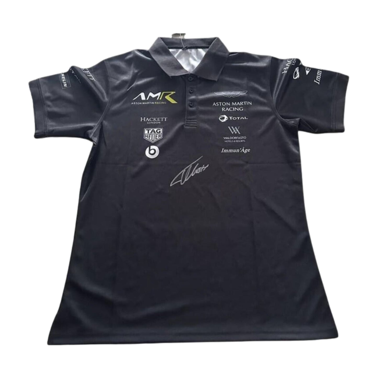 Fernando Alonso Signed Aston Martin 2023 Pitcrew F1 Shirt Jersey