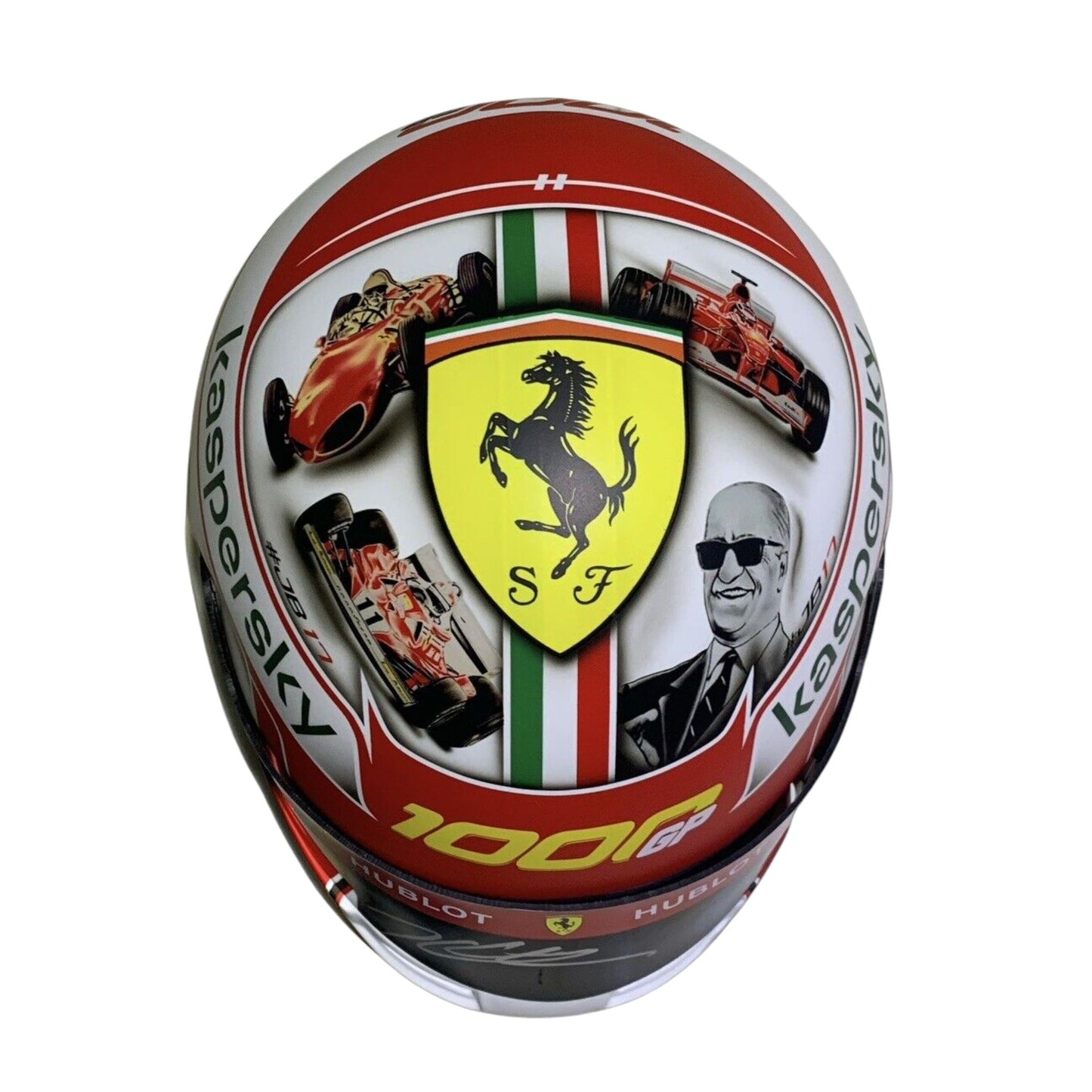 Charles Leclerc Signed Helmet - F1 Memorabilia - Top view