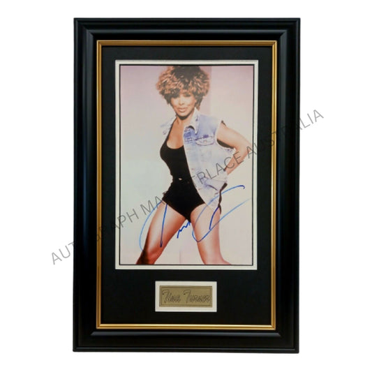 Tina Turner Music Signed Framed Memorabilia Simply The Best